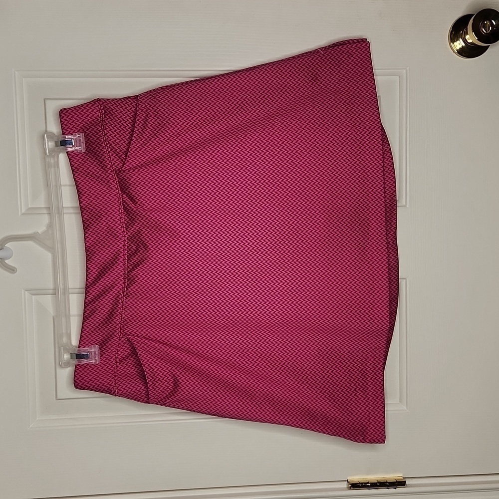 Lady Hagen Textured Chevron Pink Skort Size 16